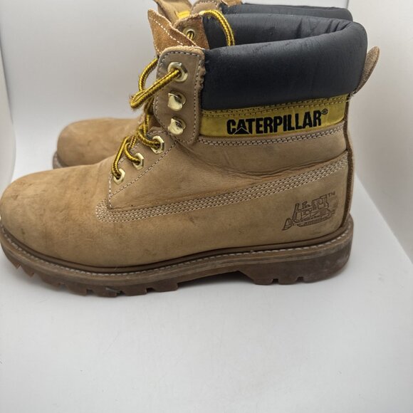Caterpillar Steel Toe Boots Womens Size 10 Hiking Work Boots Oil Resistant - Picture 4 of 6
